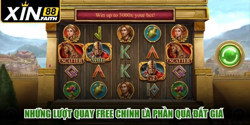 Những lượt quay free chính là phần quà đắt giá giúp nâng cao cơ hội